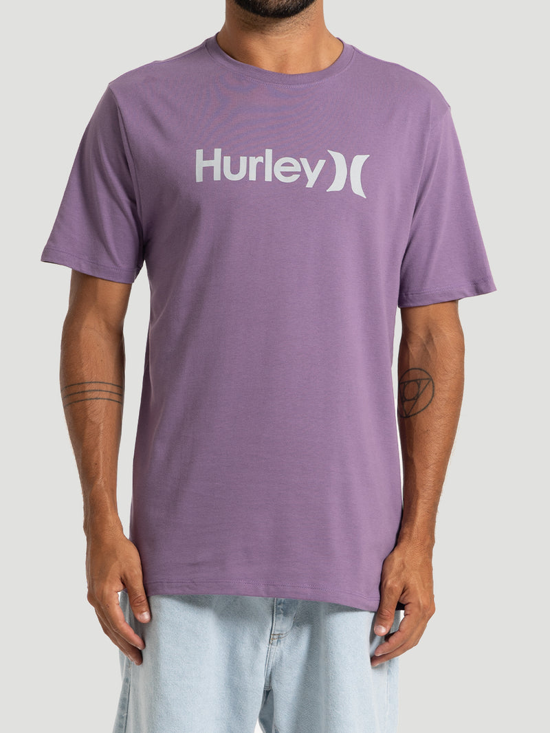 Camiseta Manga Curta Hurley Silk O&O Solid Roxo