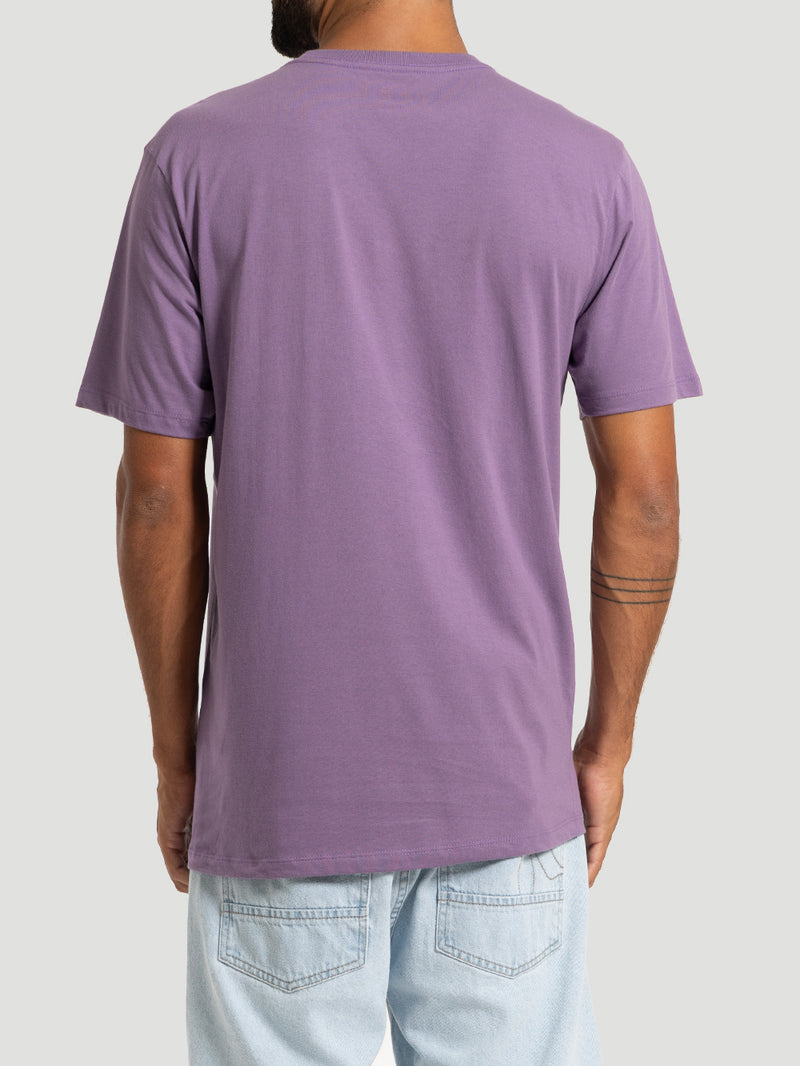 Camiseta Manga Curta Hurley Silk O&O Solid Roxo