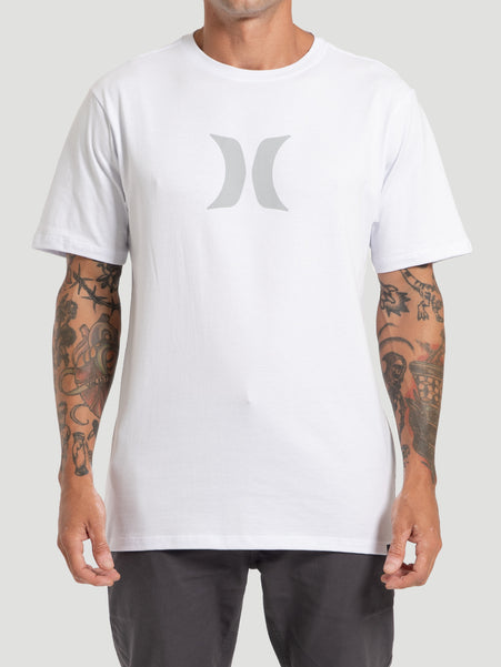 Camiseta Masculina Manga Curta Hurley Icon Branca