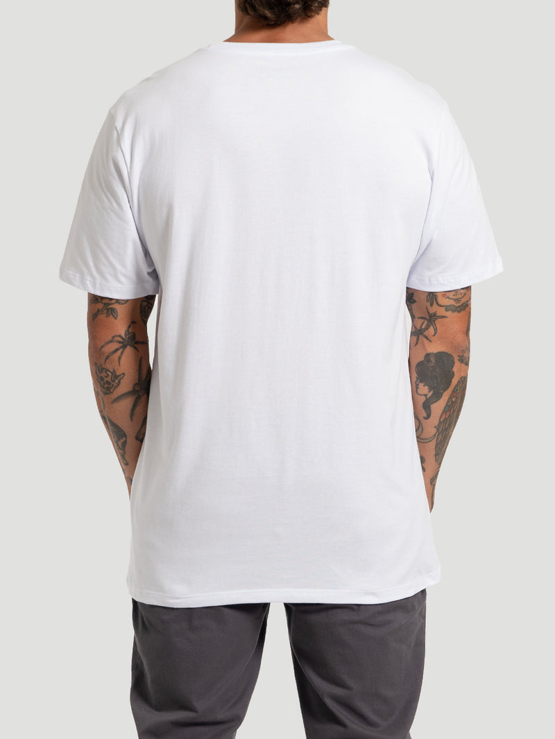 Camiseta Masculina Manga Curta Hurley Icon Branca