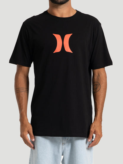 Camiseta Masculina Manga Curta Hurley Icon Preto