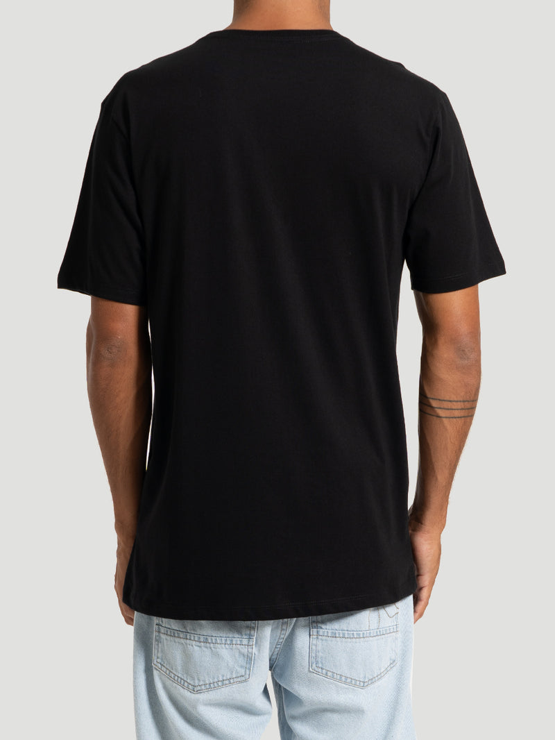 Camiseta Masculina Manga Curta Hurley Icon Preto