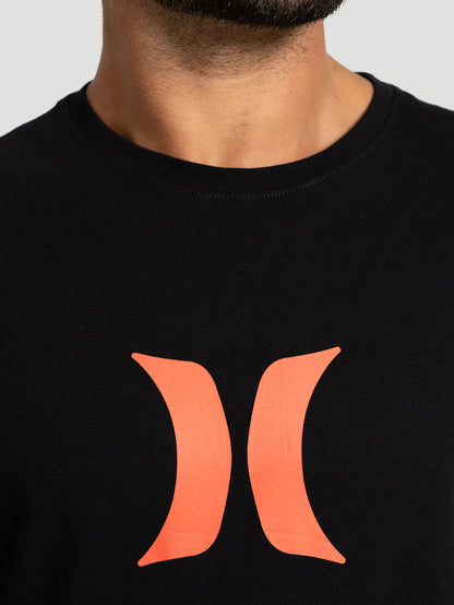 Camiseta Masculina Manga Curta Hurley Icon Preto