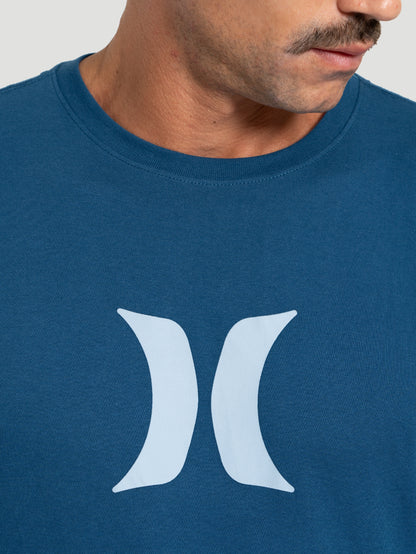 Camiseta Manga Curta Hurley Icon Azul Marinho