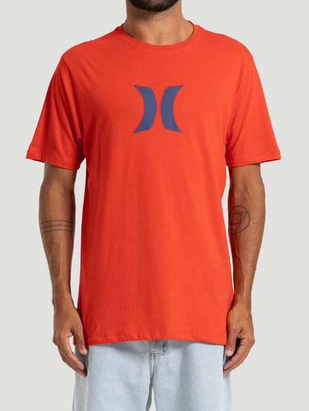 Camiseta Masculina Manga Curta Hurley Icon Vermelho