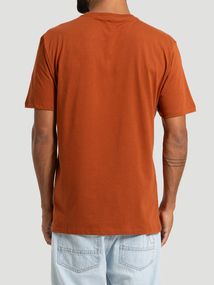 Camiseta Masculina Manga Curta Hurley Icon Marrom
