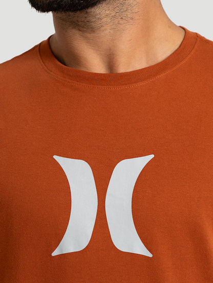Camiseta Masculina Manga Curta Hurley Icon Marrom
