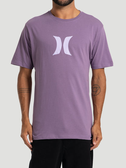 Camiseta Masculina Manga Curta Hurley Icon Roxo