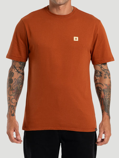 Camiseta Manga Curta Hurley Mini Icon Marrom