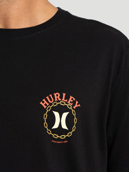 Camiseta Manga Curta Hurley Panther Preta