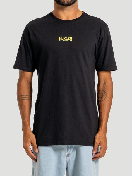 Camiseta Manga Curta Hurley Bells Preta