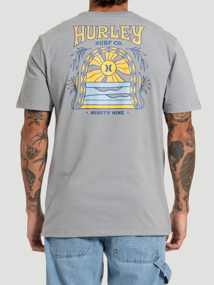 Camiseta Manga Curta Hurley Bells Cinza