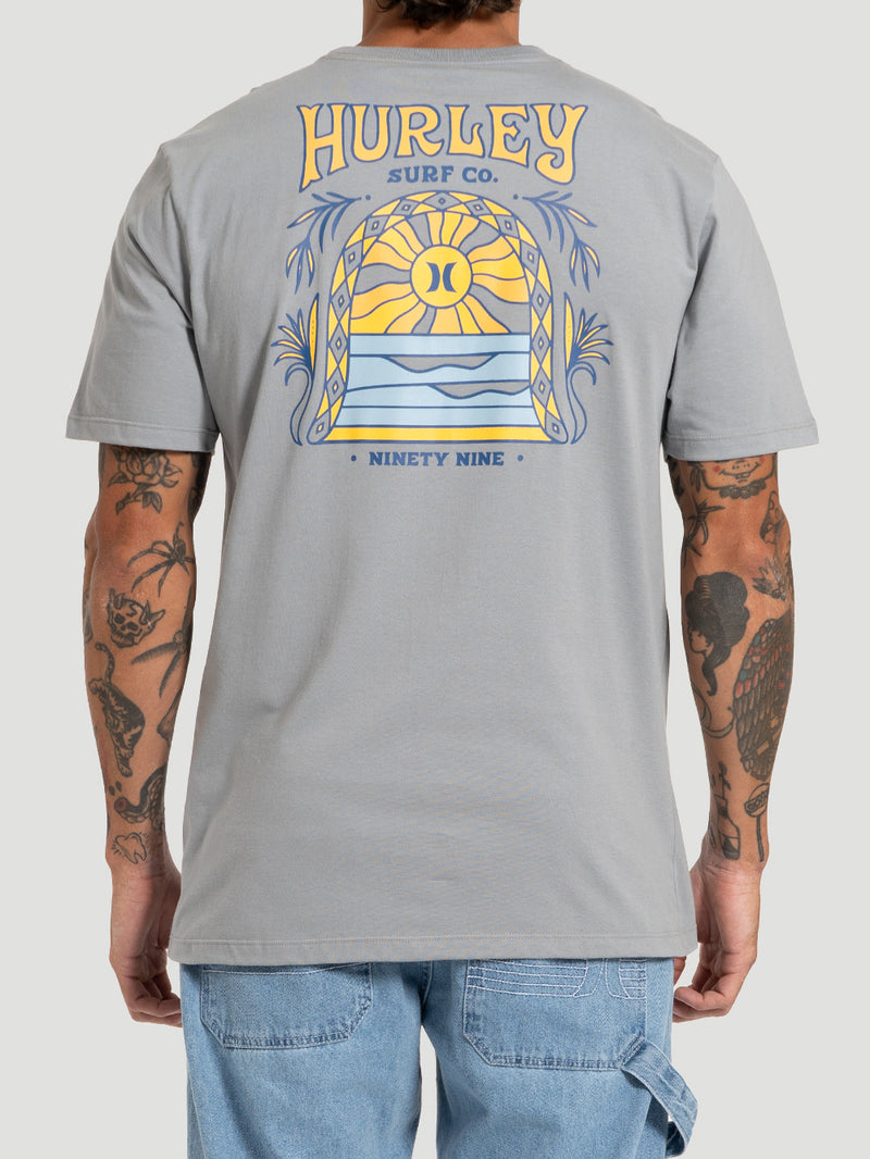 Camiseta Manga Curta Hurley Bells Cinza