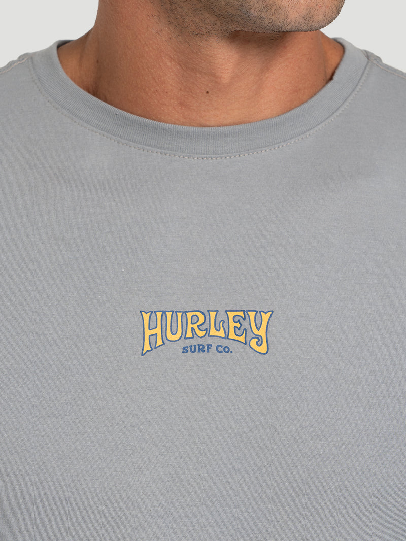 Camiseta Manga Curta Hurley Bells Cinza