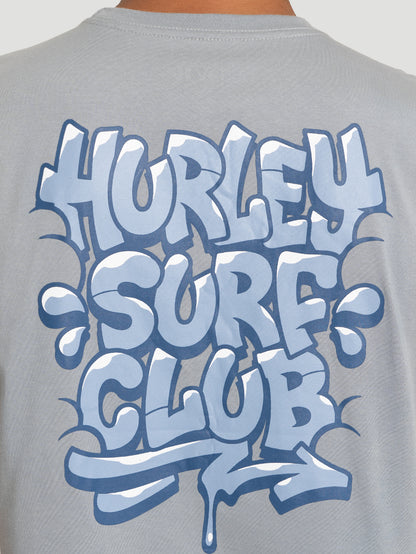 Camiseta Manga Curta Hurley Bombcloud Cinza