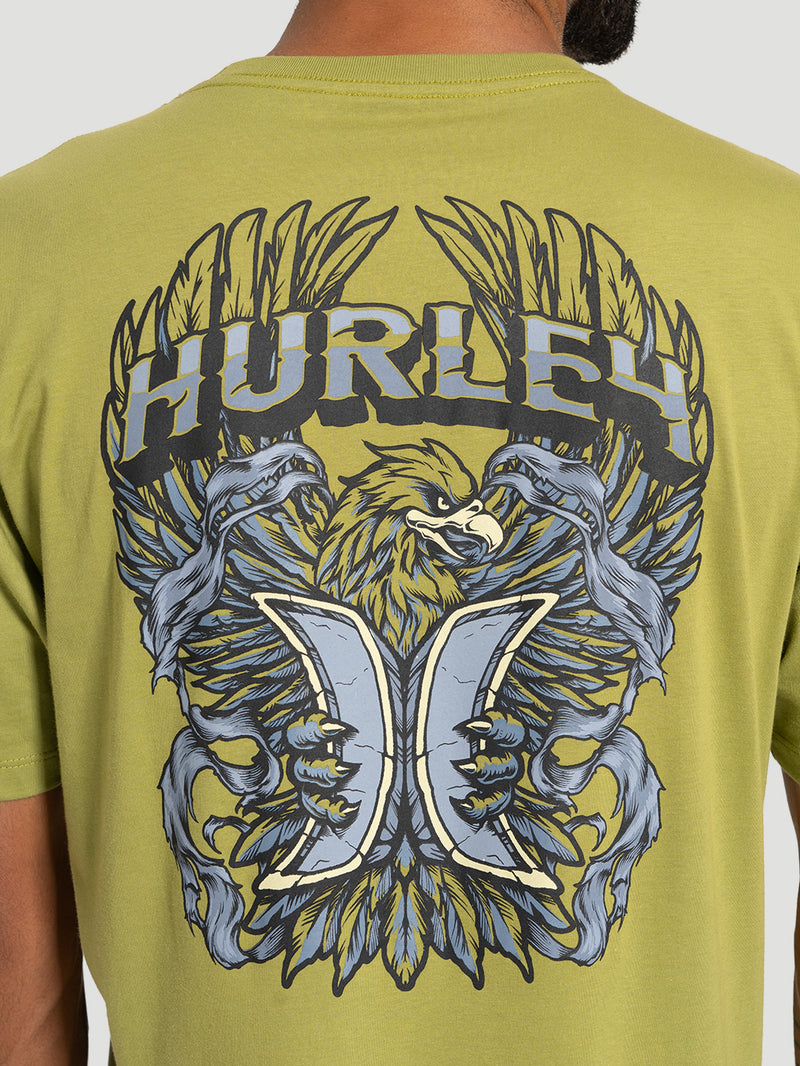 Camiseta Manga Curta Hurley Eagle Verde