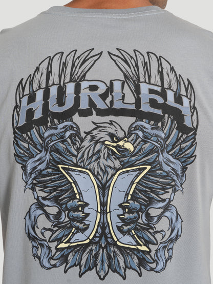 Camiseta Manga Curta Hurley Eagle Cinza