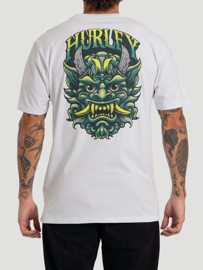 Camiseta Manga Curta Hurley Monster Branca
