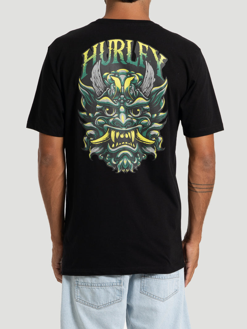 Camiseta Manga Curta Hurley Monster Preta