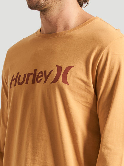 Camiseta Manga Longa Hurley O&O Solid Mostarda