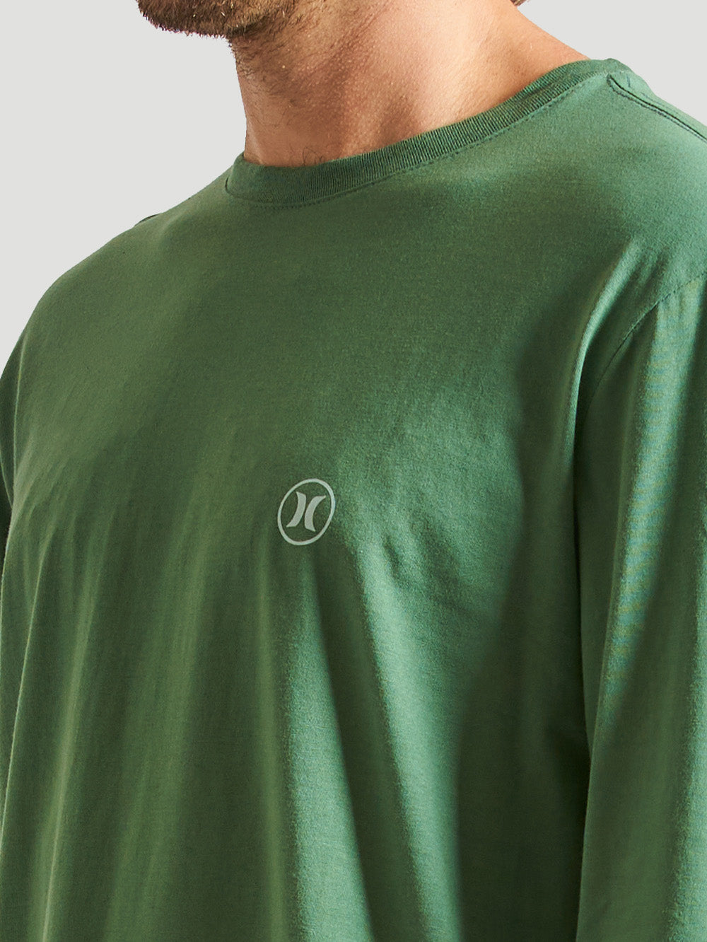 Camiseta Manga Longa Hurley Mini Circle Icon Verde