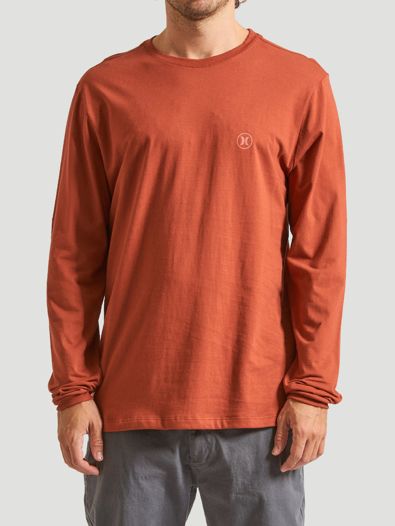 Camiseta Manga Longa Hurley Mini Circle Icon Vermelho