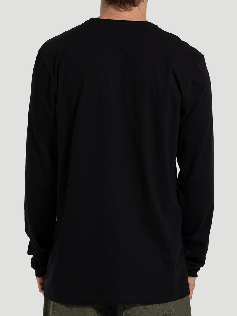 Camiseta Manga Longa Masculina Hurley Inovate Preta