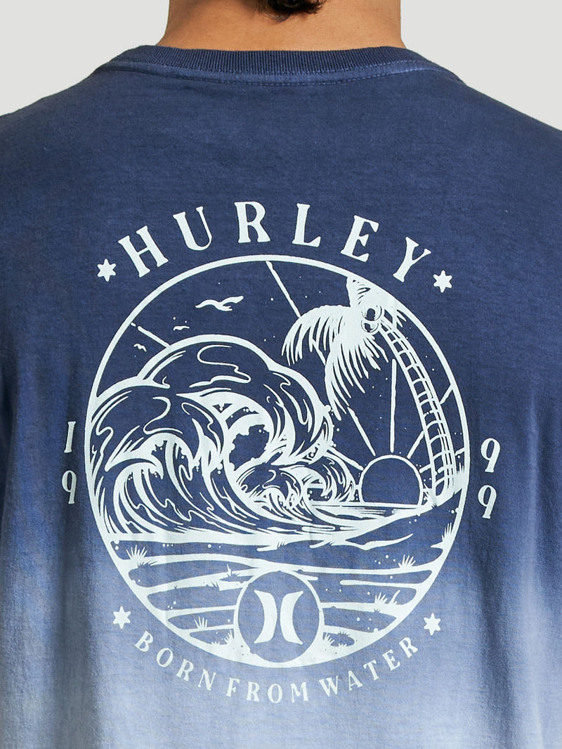 Camiseta Especial Hurley Waves Marinho