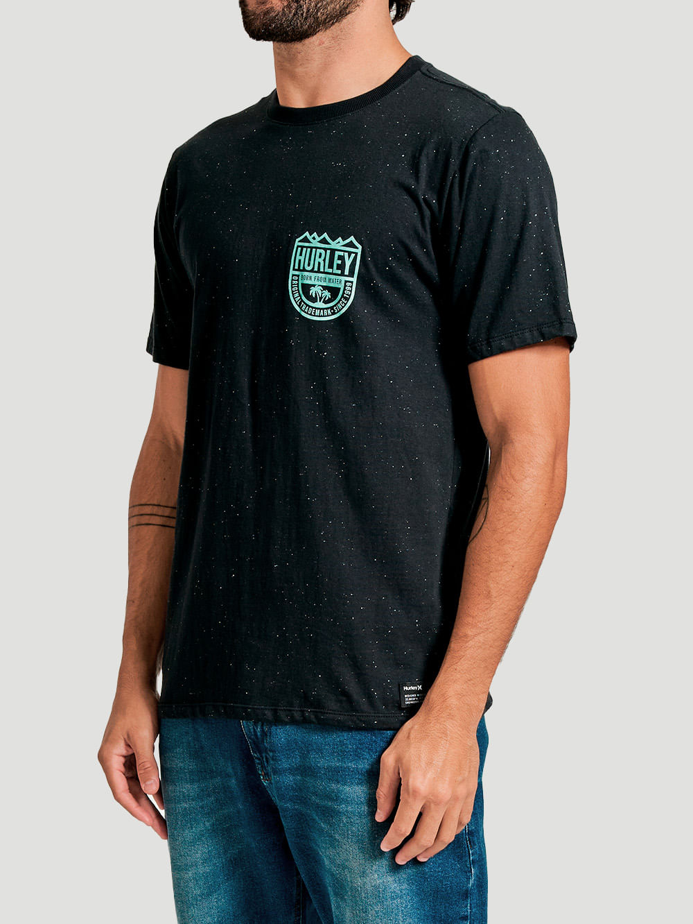 Camiseta Especial Hurley Colors Preto