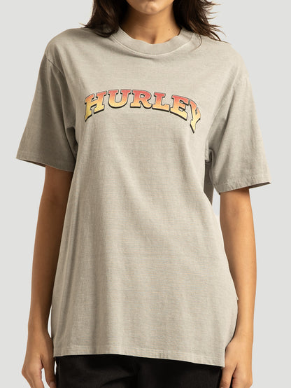 Camiseta Hurley College Cinza