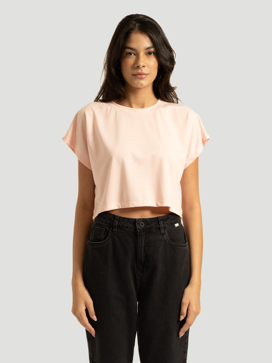 Cropped Hurley Lounge Rosa