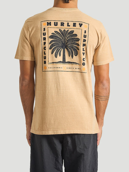 Camiseta Especial Hurley Surf Club Bege