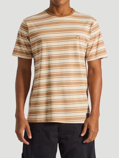 Camiseta Especial Hurley Earth Stripe Creme