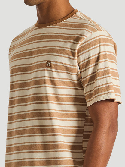Camiseta Especial Hurley Earth Stripe Creme