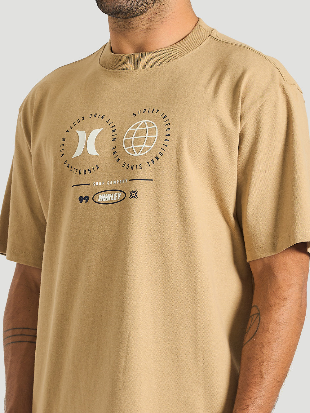 Camiseta Especial Hurley Infinity Bege