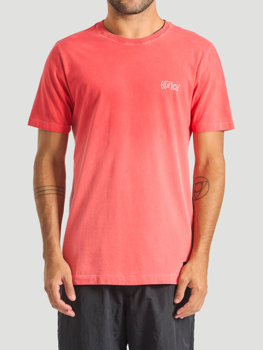 Camiseta Especial Hurley Gradiente Vermelho