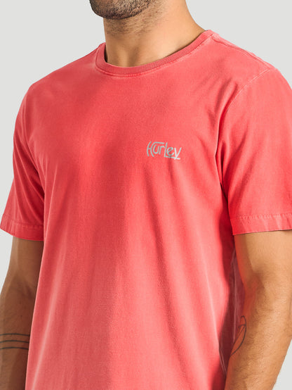 Camiseta Especial Hurley Gradiente Vermelho