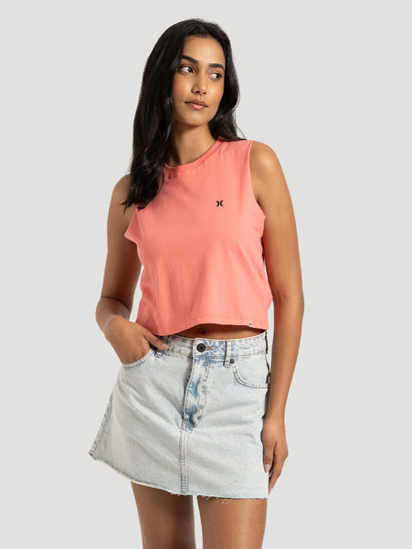 Blusa Hurley Cut Heat Rosa