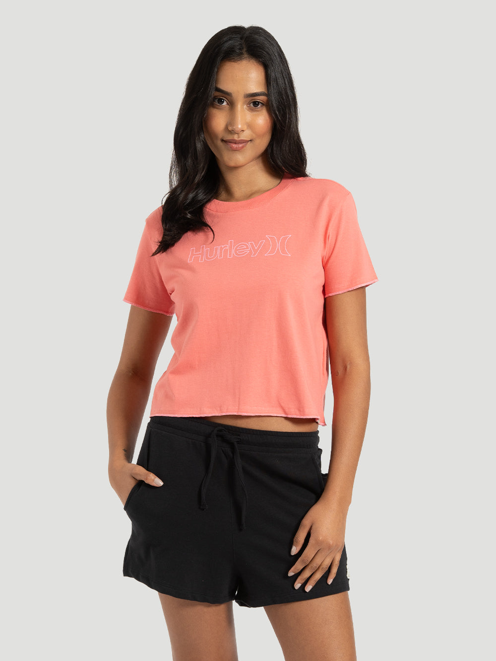 Camiseta Hurley Outdoor Rosa