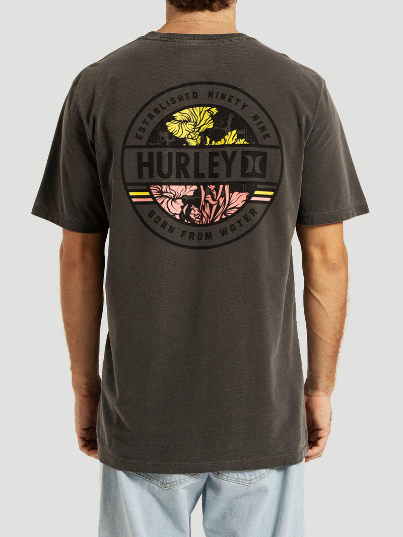 Camiseta Especial Preta Hurley Sticker