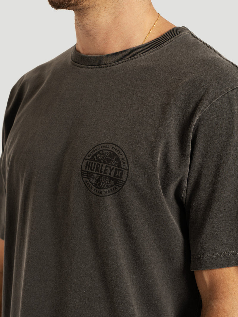 Camiseta Especial Preta Hurley Sticker