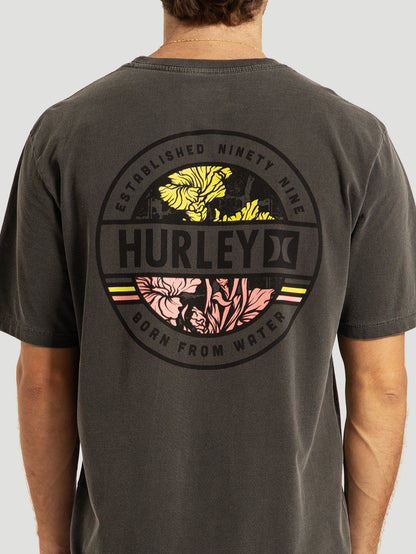 Camiseta Especial Preta Hurley Sticker