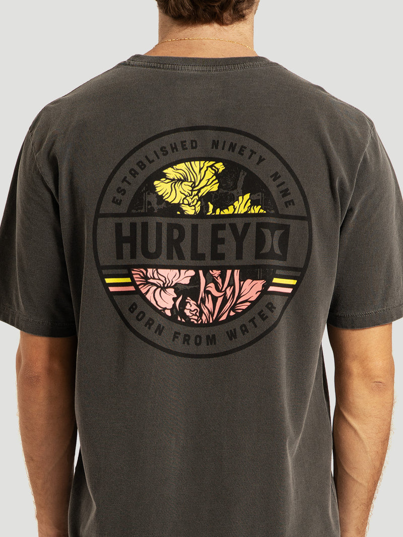 Camiseta Especial Preta Hurley Sticker