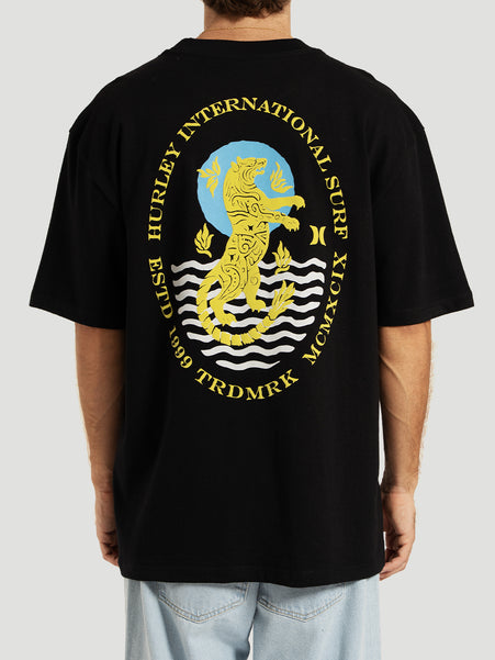 Camiseta Especial Preta Hurley Wheels