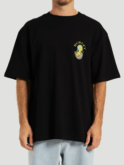 Camiseta Especial Preta Hurley Wheels