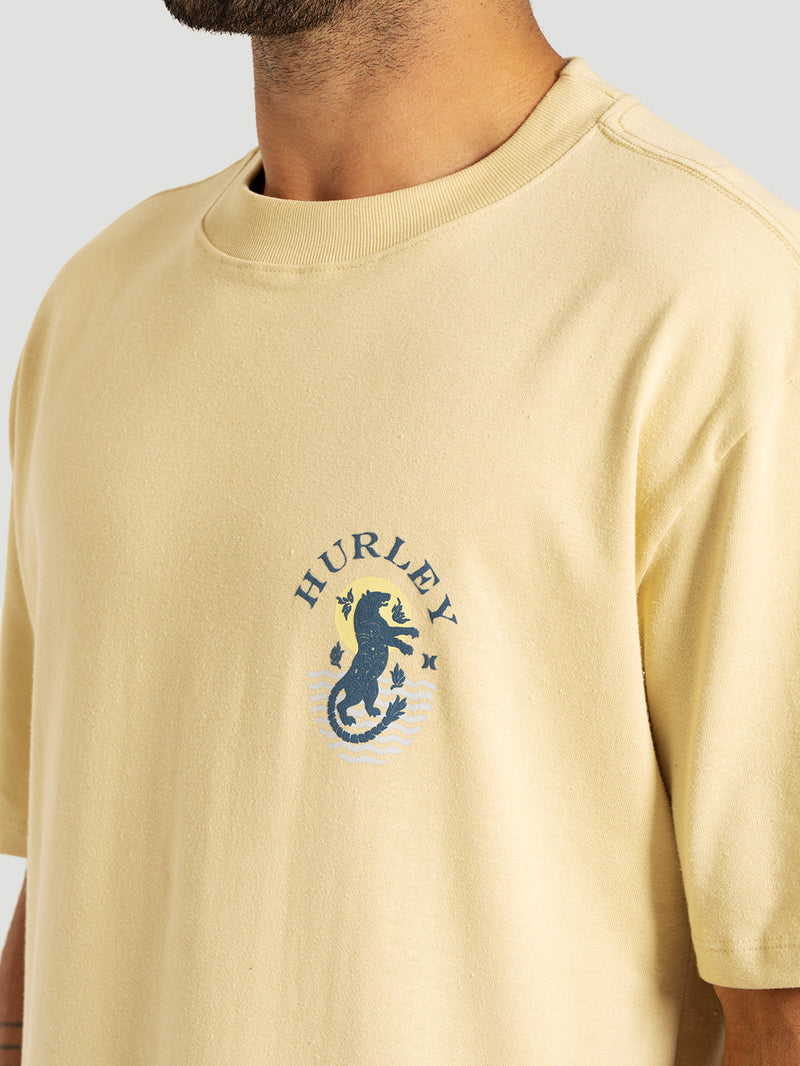 Camiseta Especial Bege Hurley Wheels