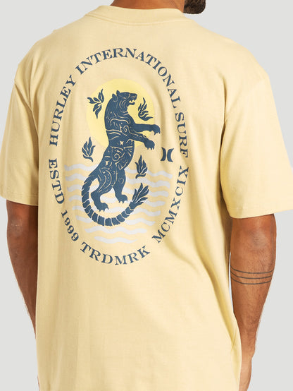 Camiseta Especial Bege Hurley Wheels