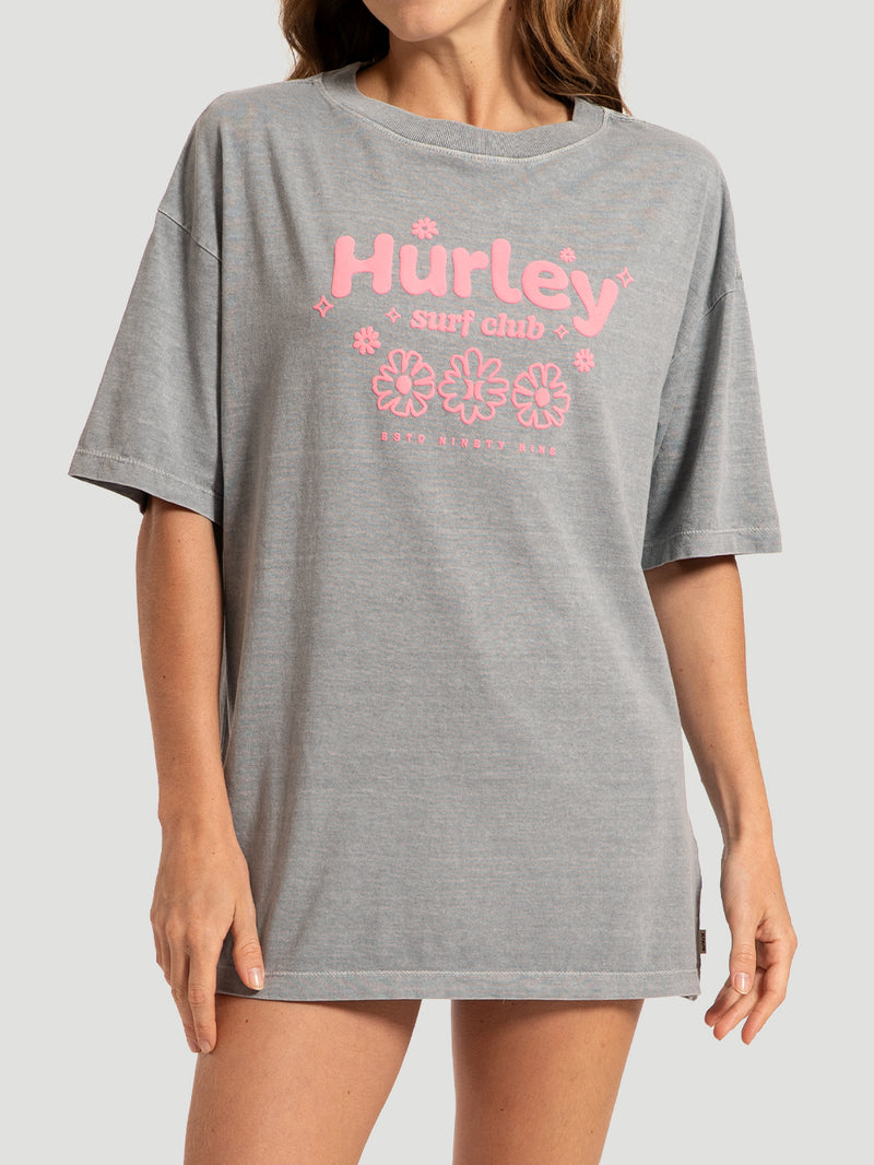 Camiseta Manga Curta Cinza Hurley Surf Club