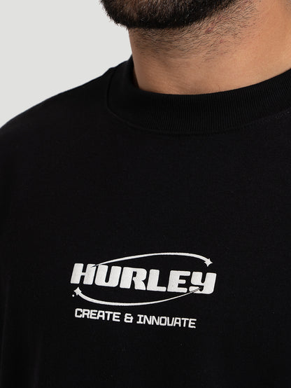 Camiseta Especial Manga Curta Hurley Innovate MaxFit Preta
