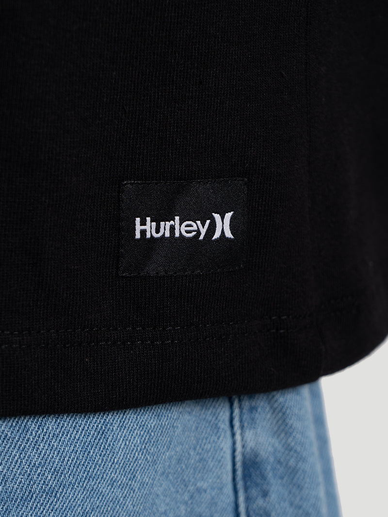 Camiseta Especial Manga Curta Hurley Innovate MaxFit Preta